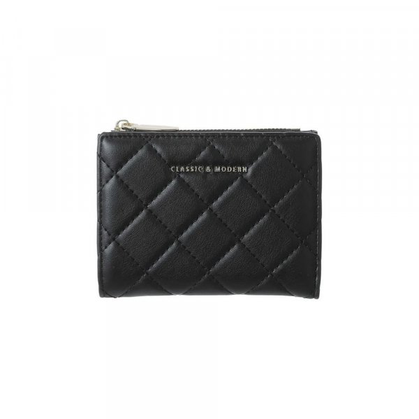 Miniso Polyester;Polyurethane Women Purse(Black)