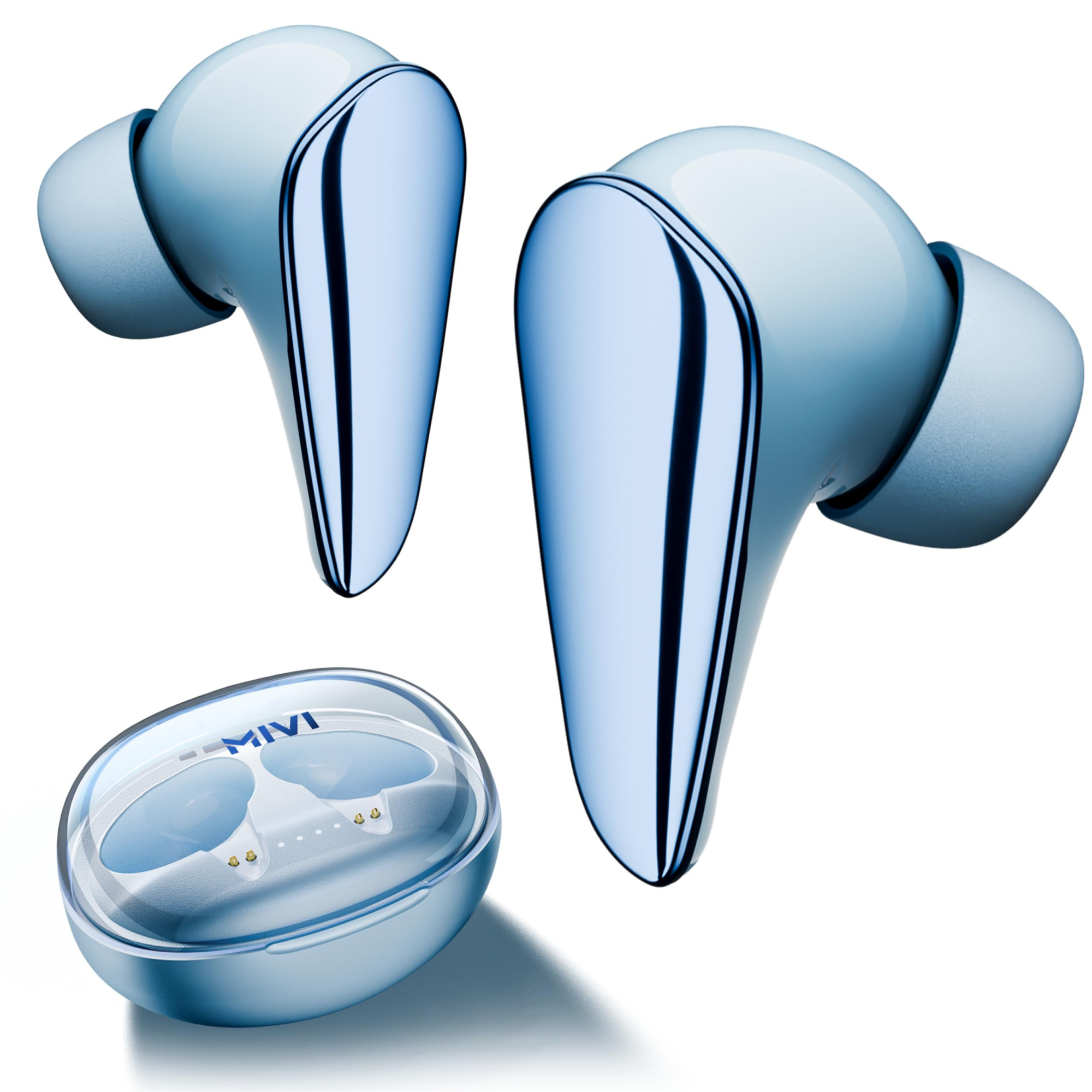 Mivi DuoPods i7 Earbuds - Step into The 3rd Dimension of Sound with 3D Soundstage High Fidelity Drivers Advanced Audio Codec for Lossless Audio etc