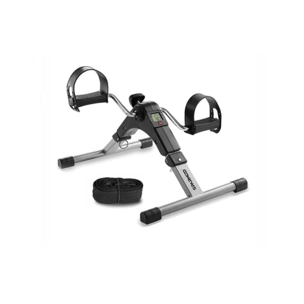 Mogal Pedal Exerciser Cycle Bike for Home Gym LCD Counter Foldable Exercise Bike Indoor Fitness Resistance Home Use Mini Bike