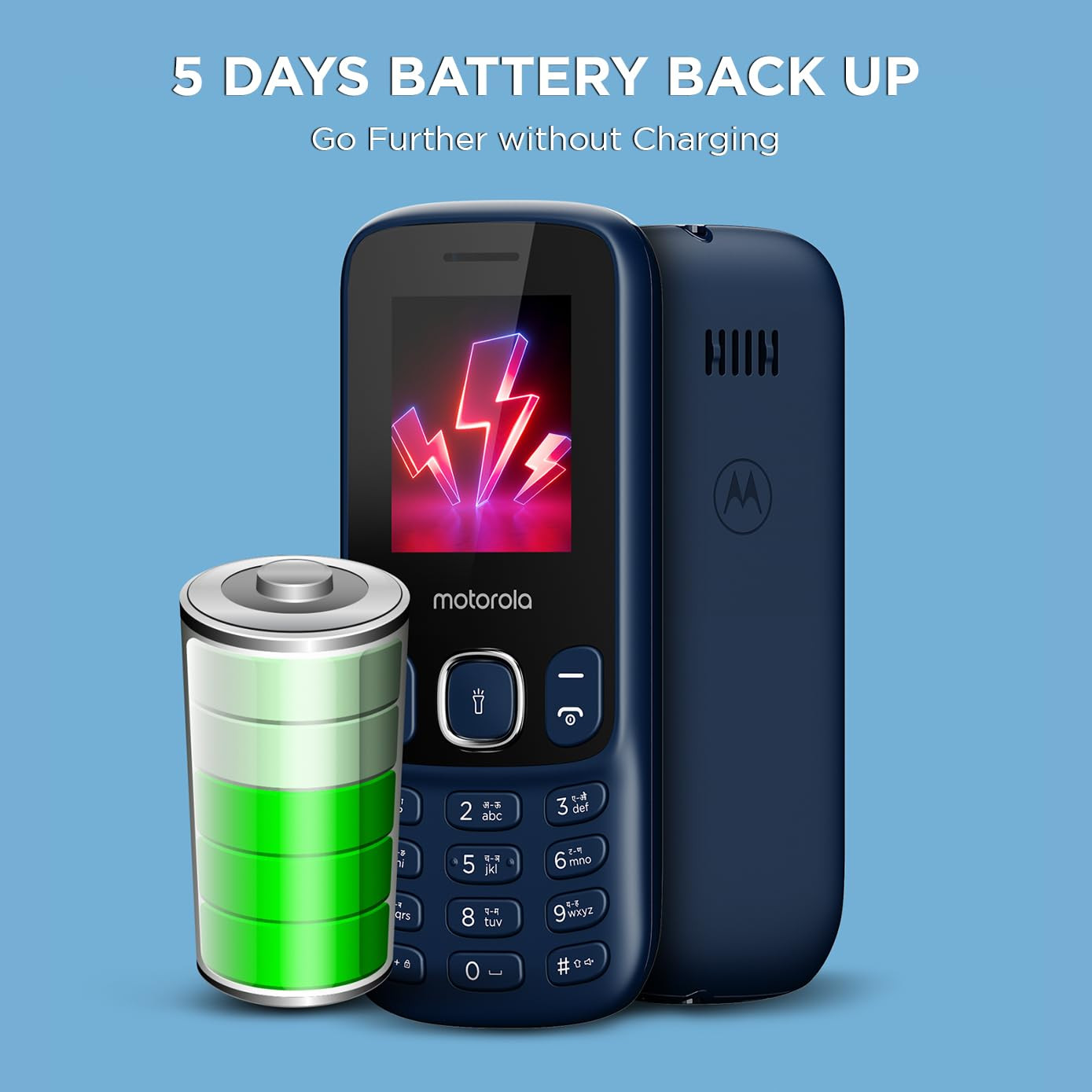 Motorola All-New A10e Dual Sim Dark Blue