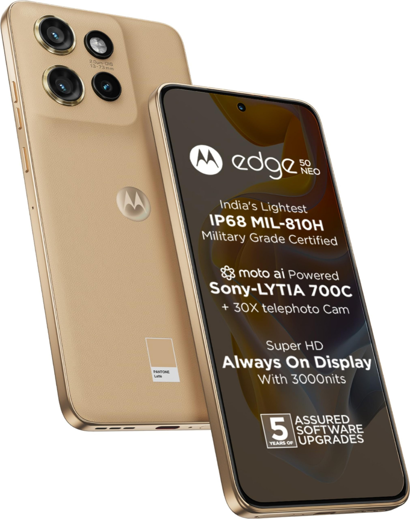 Motorola Edge 50 Neo 5G Pantone Latte 8GB RAM 256GB Storage