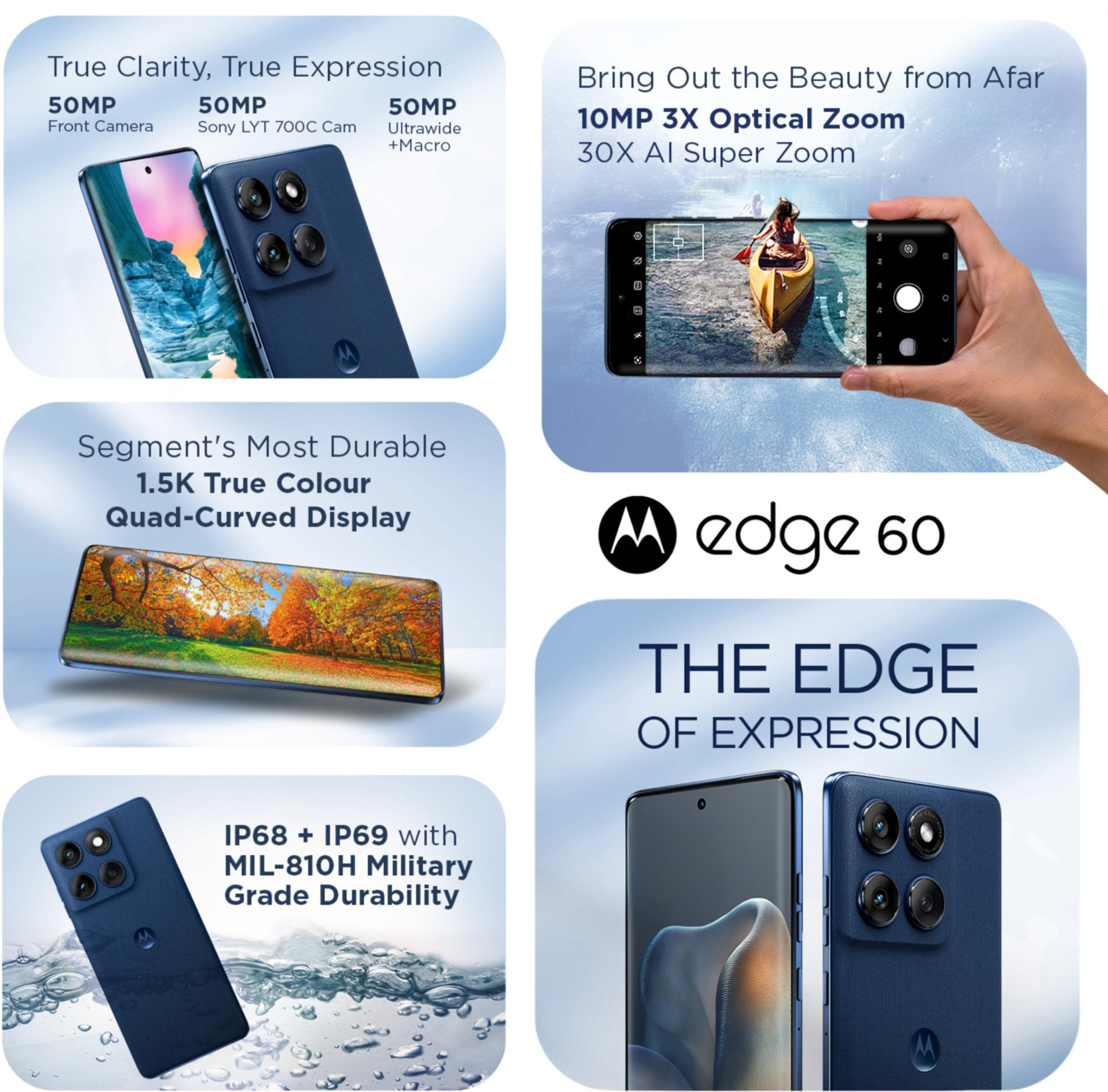Motorola Edge 60 5G Pantone Shamrock 256 GB 12 GB RAM Gibraltar Sea