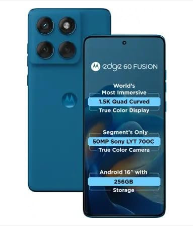 Motorola Edge 60 Fusion Mykonos Blue 12 GB 256