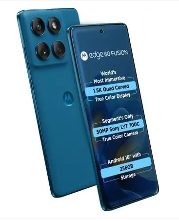Motorola Edge 60 Fusion Mykonos Blue 12 GB 256