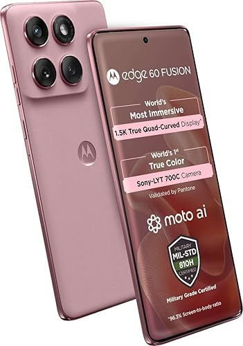 Motorola Edge 60 Fusion Pantone Zephyr 12GB RAM 256GB Storage