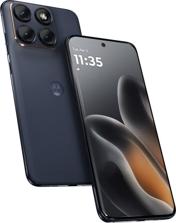Motorola Edge 70 Fusion 5G Pantone Silhouette 12GB RAM 256GB Storage AI Features 678-inch 144Hz AMOLED Snapdragon 7s Gen 4 50MP 13MP Camera 32MP Selfie 7000mAh 68W TurboPower