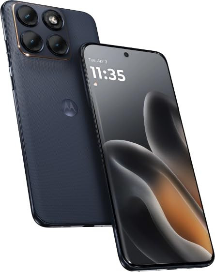 Motorola Edge 70 Fusion Pantone Silhouette 8GB RAM 128GB Storage 678 15K 144Hz AMOLED Display Snapdragon 7s Gen 4 50MP Sony LYTIA 710 OIS Camera 7000mAh Battery 68W TurboPower