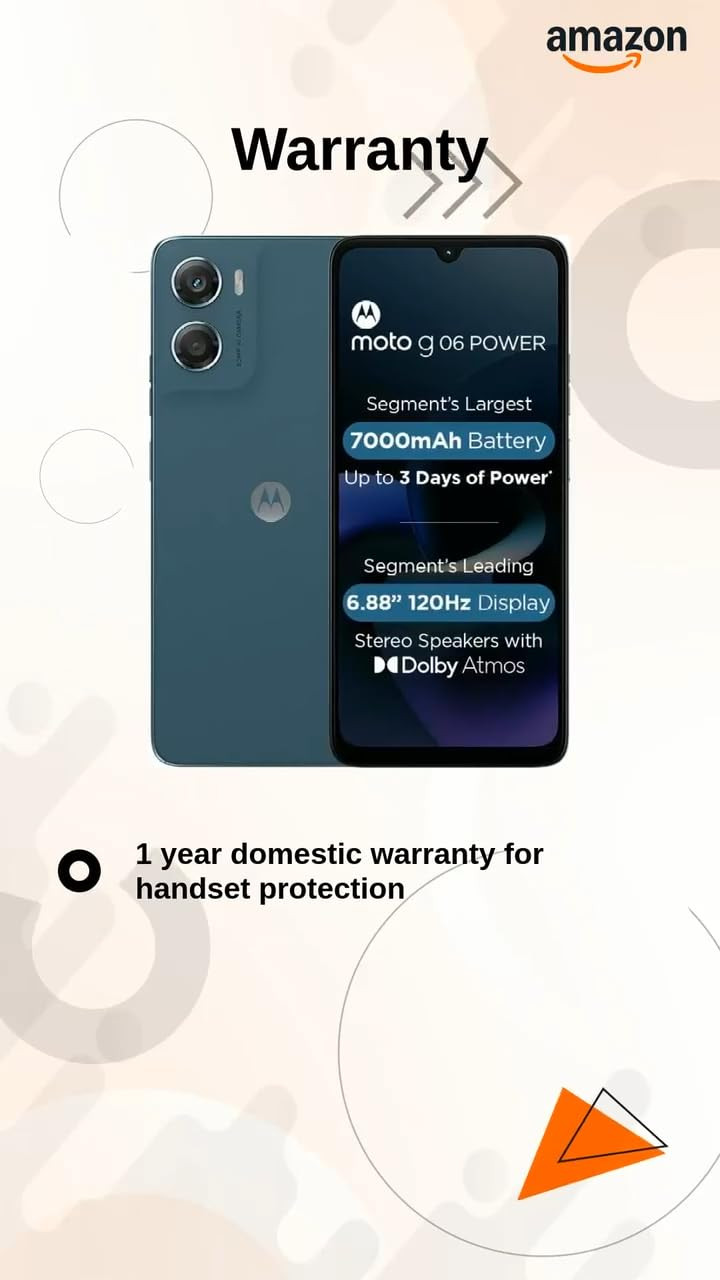 Motorola G06 Tapestry 4GB RAM 64GB Storage