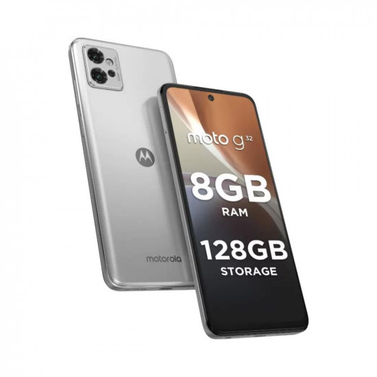 MOTOROLA G32 (Satin Silver, 128 GB) (8 GB RAM)