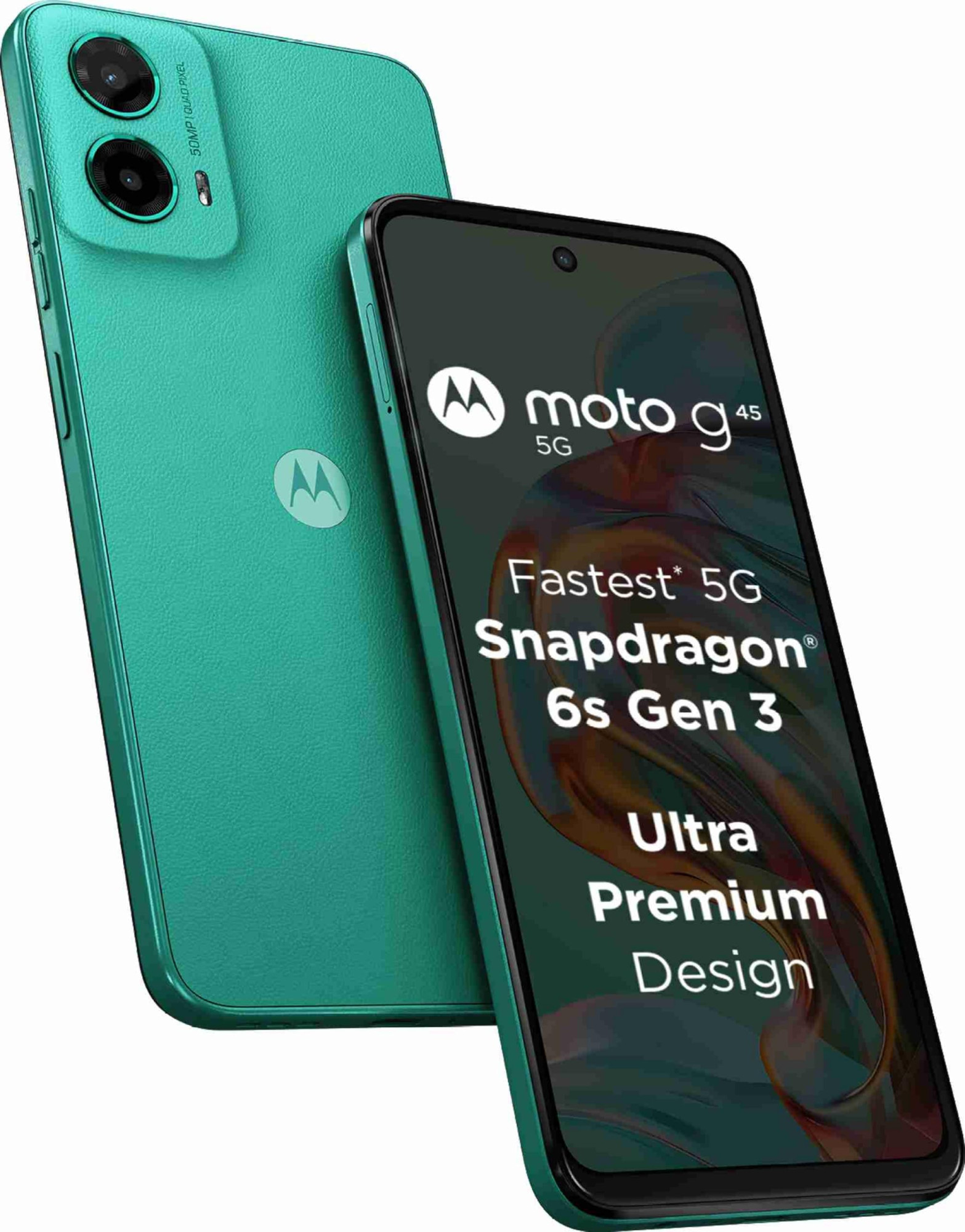 Motorola G45 5G Brilliant Green 4GB RAM 128GB Storage  65 FHD Display  Snapdragon 6 Gen1 Processor  50MP Camera  16MP Front Camera  5000mAh Battery  33W Charging