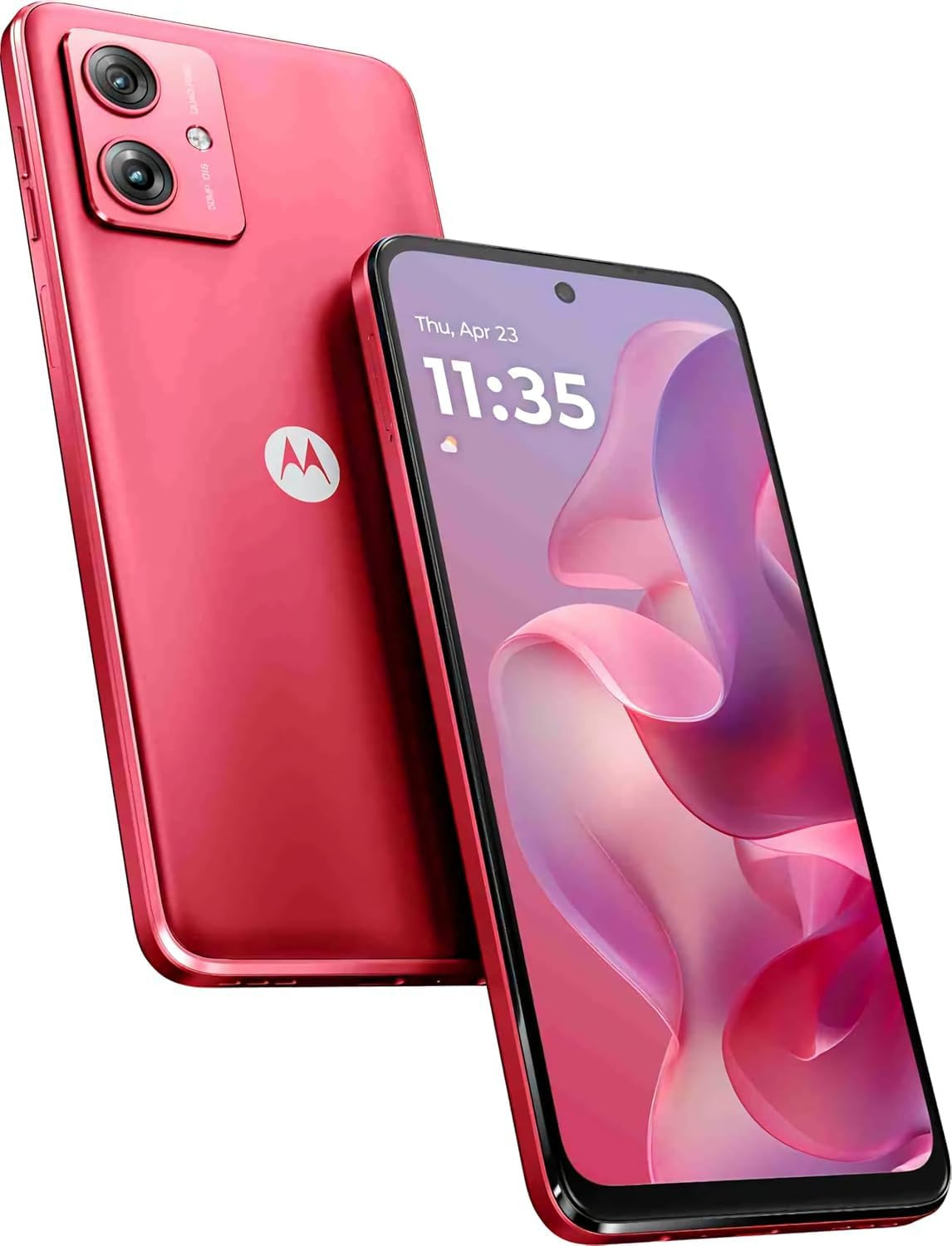 Motorola G64 5G Red Berry 8GB RAM 128GB Storage  Expandable Upto 2TB  50MP OIS  8MP Ultra-Wide  16MP Front Camera  MediaTek Dimensity 7025 Processor  6000 mAh Battery