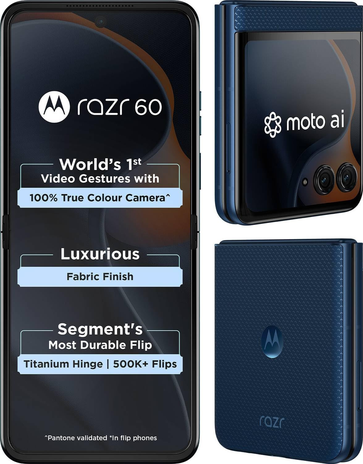 Motorola Razr 60 5G Pantone Gibraltar Sea 8GB RAM 256GB Storage