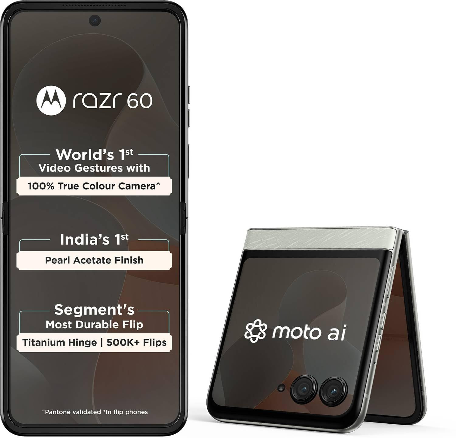 Motorola Razr 60 5G Pantone Lightest Sky 8GB RAM 256GB Storage  69 Full HD Display  50MP  13MP Dual Rear Camera  32MP Front  Dimensity 7400X  4500mAh Battery