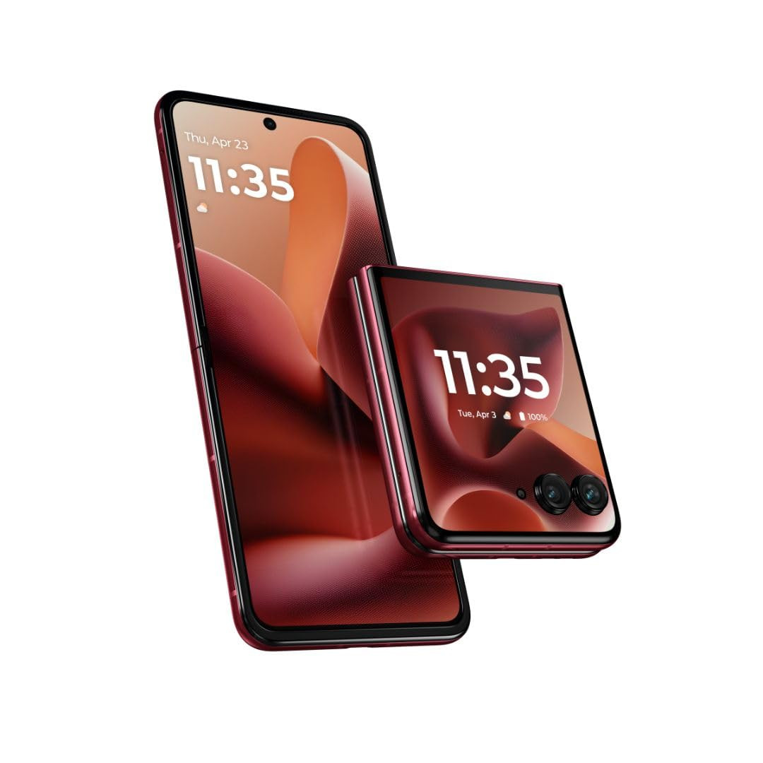 Motorola razr 60 Ultra Pantone Rio Red 16 GB RAM 512 GB Storage  Snapdragon 8 Elite Mobile Platform  69 AMOLED Upto 165Hz Display  50 MP  50 MP  50MP Triple Camera