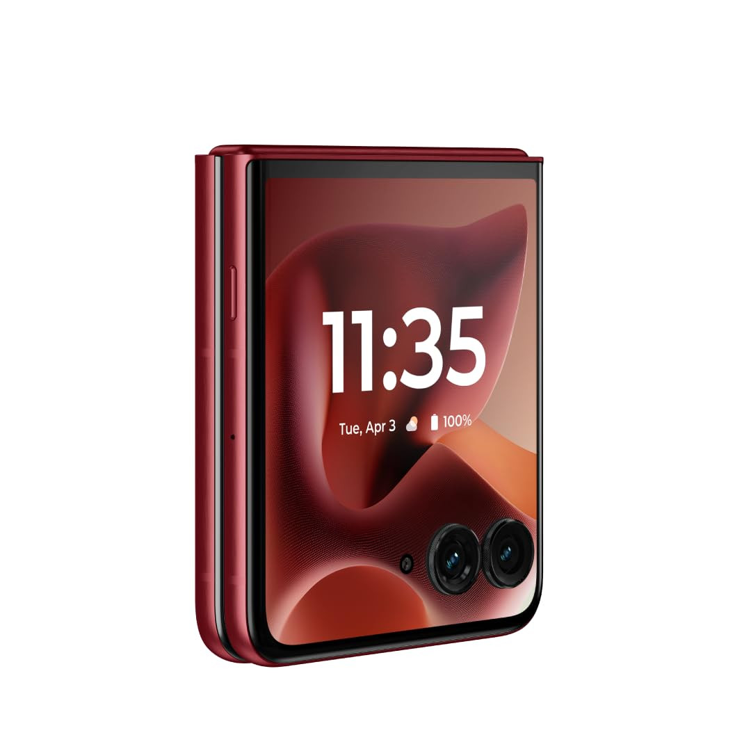 Motorola razr 60 Ultra Pantone Rio Red 16 GB RAM 512 GB Storage  Snapdragon 8 Elite Mobile Platform  69 AMOLED Upto 165Hz Display  50 MP  50 MP  50MP Triple Camera