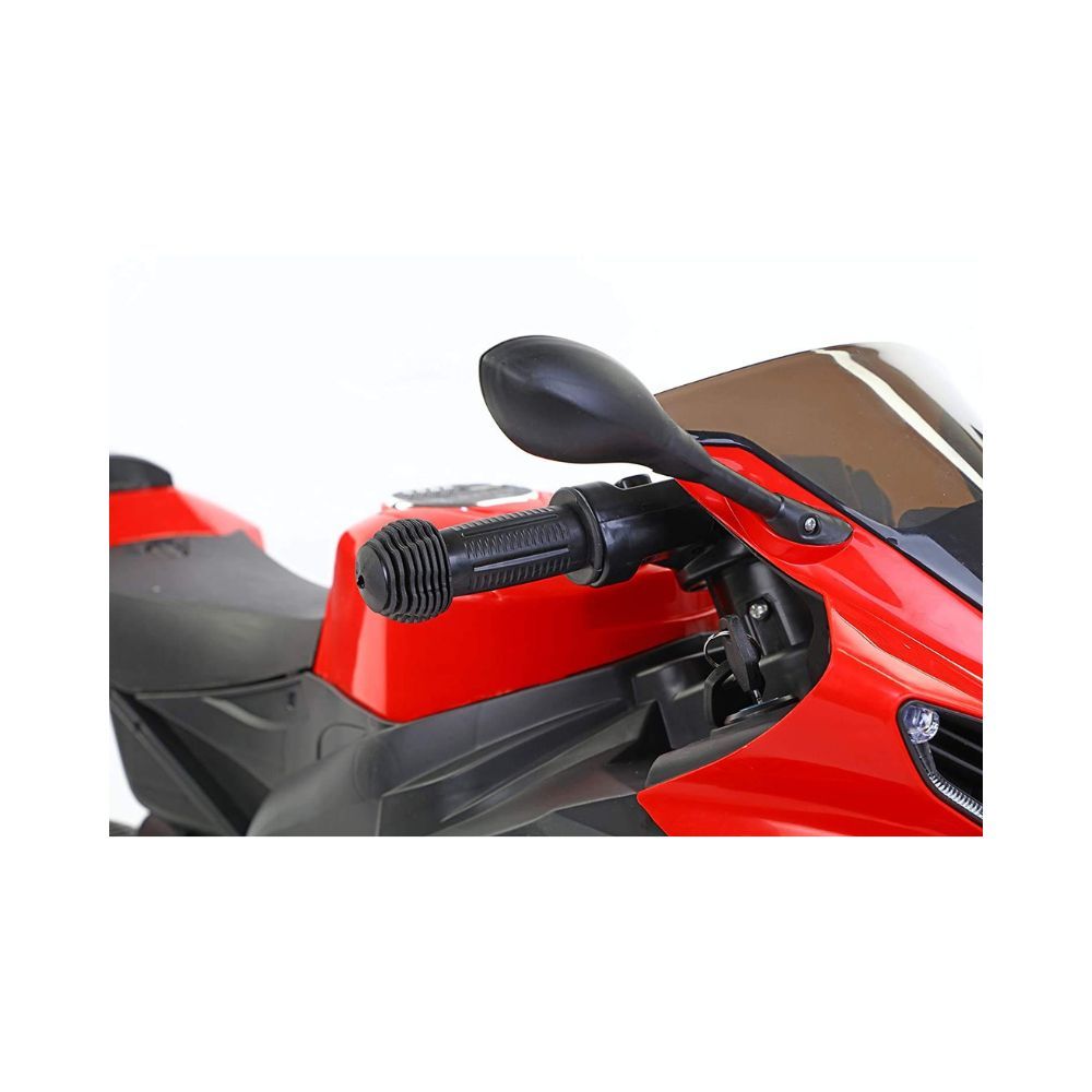 MunMun Toys Battery Operated Ride on Bike for Kids with Music (USB), Lights for 2 to 4 Year Child (Red) 007