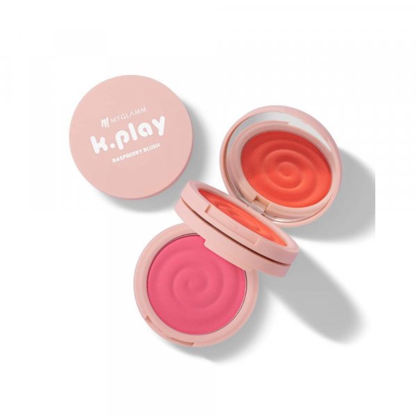 MyGlamm K.Play Flavoured Blush-Juicy Strawberry (Pink)-9 g | With Vitamin C | Matte Finish | Blush Powder