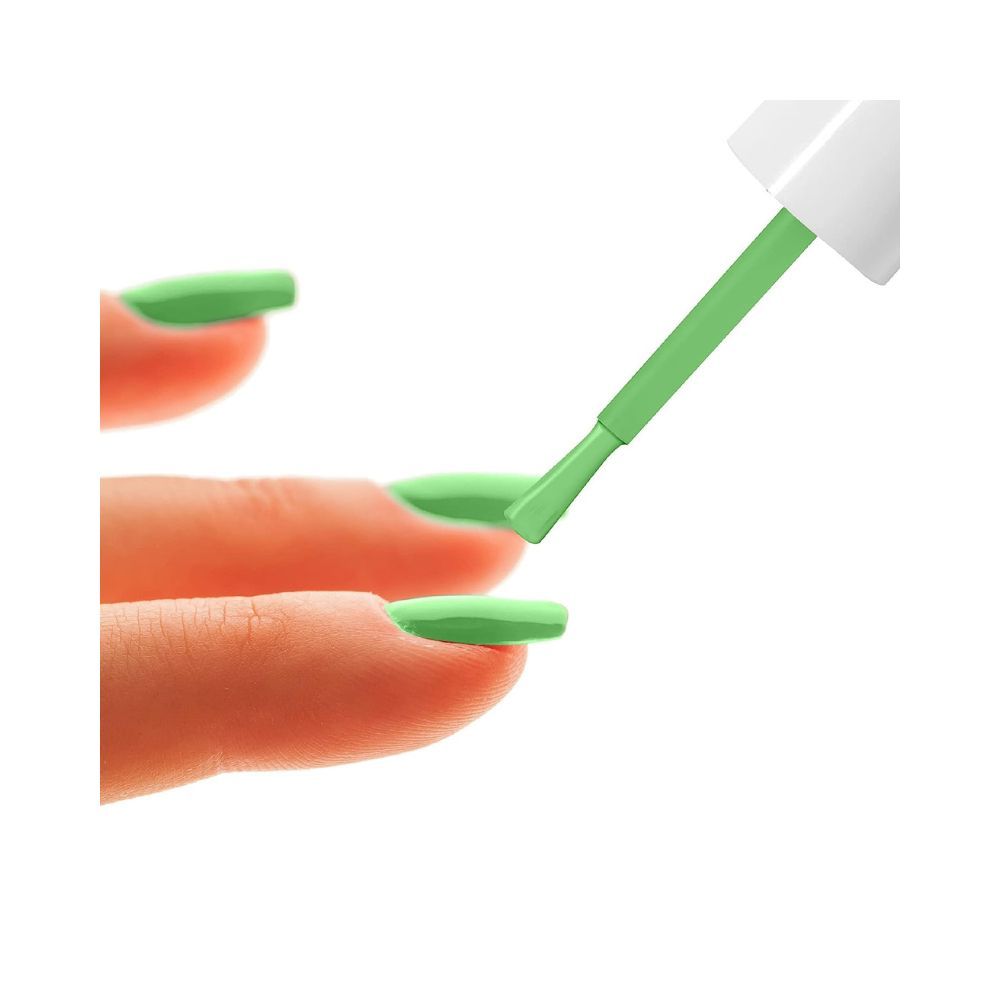 MyGlamm LIT Nail Enamel-Fomo (Green)-7ml | Nail Polish | Nail Paint