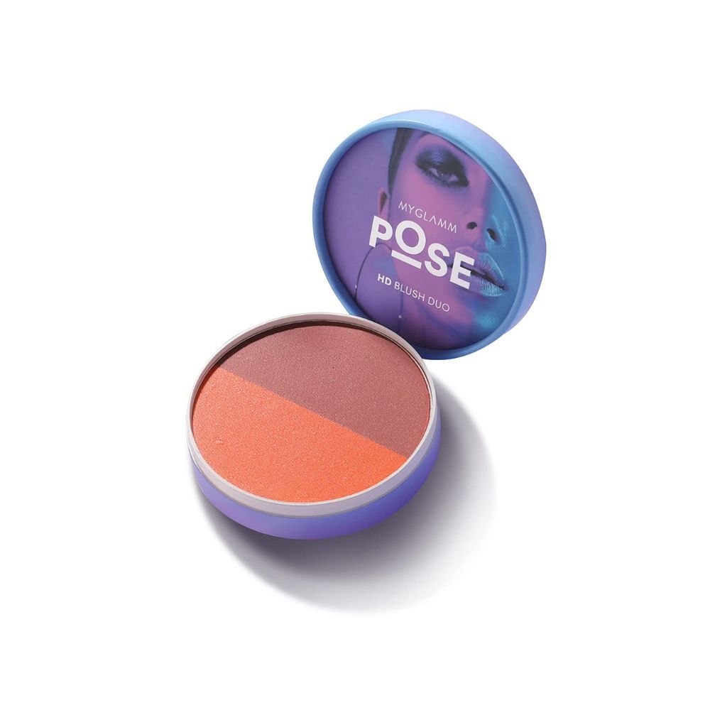MyGlamm POSE HD Blush Duo- Coral Punch, 9 g