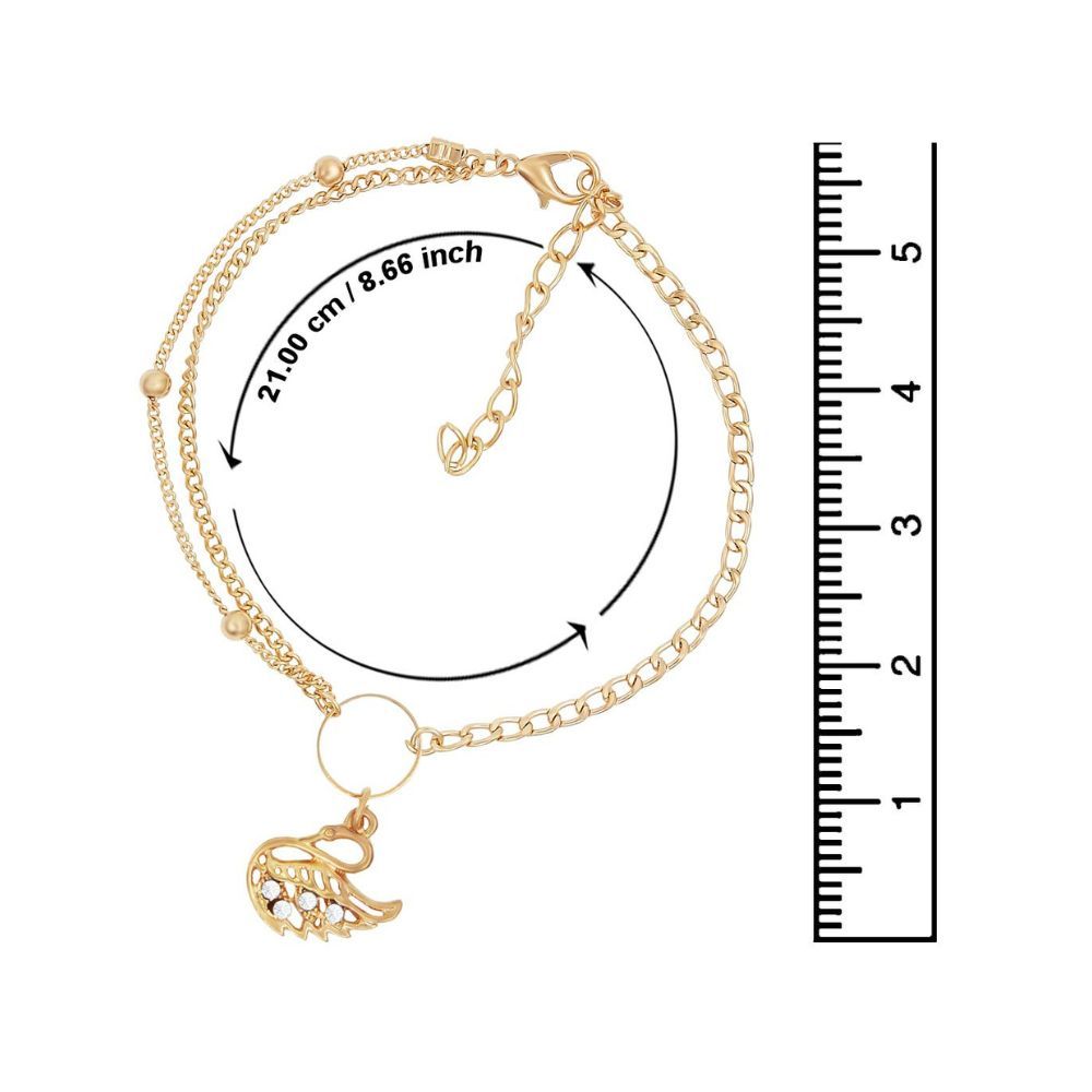 Nakabh Latest Single Leg anklets for Women Stylish Girls