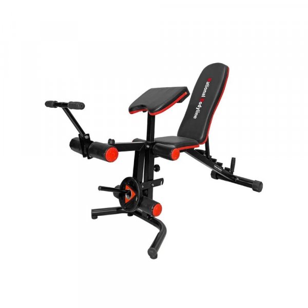 National Bodyline Foldable Adjustable Manual Inclined Decline Weightlifting Bench Workout Machine