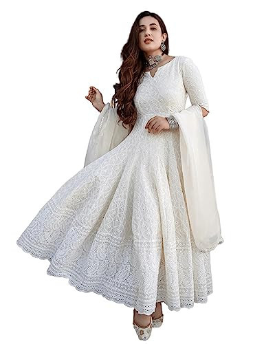 Linen-blend dressing gown - White - Ladies | H&M GB