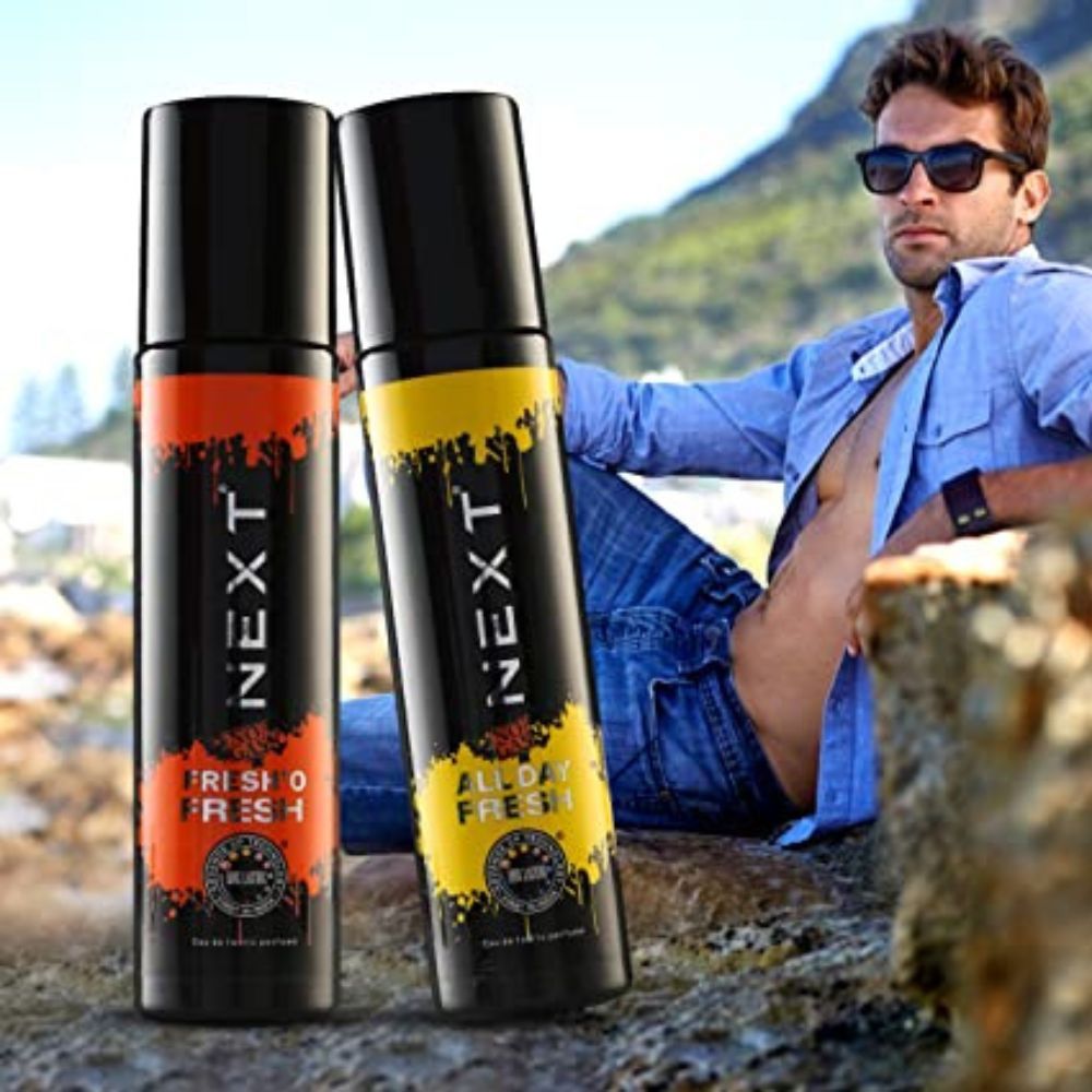 NEXT CARE ALL DAY FRESH &FRESH O FRESH 120 ML No Gas Deo for men| long lasting perfume