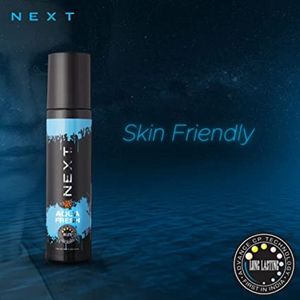 NEXT CARE Aqua Fresh120 ML No Gas Deo for men| long lasting perfume | Gift for Men|