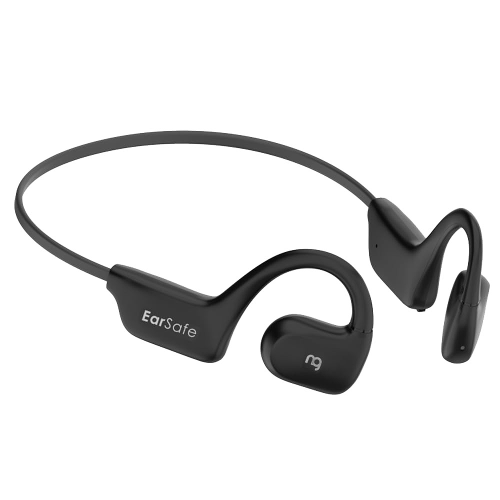 ng EarSafe Lite Open Ear Air Conduction Headphones Bluetooth V52 Dual Pairing IPx5 Water-Resistant  sweatproof 12h  Battery Life for Workout Sports All Day Long Calls 2024 Model