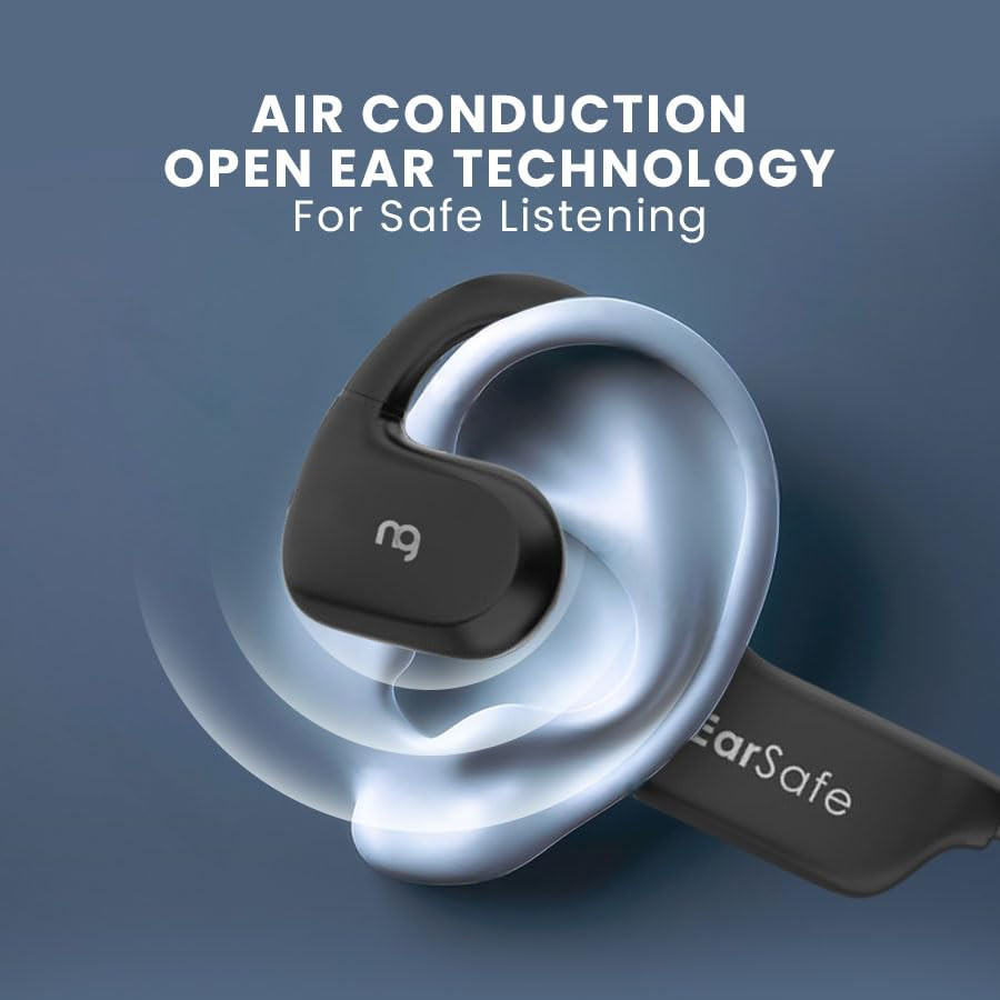 ng EarSafe Lite Open Ear Air Conduction Headphones Bluetooth V52 Dual Pairing IPx5 Water-Resistant  sweatproof 12h  Battery Life for Workout Sports All Day Long Calls 2024 Model