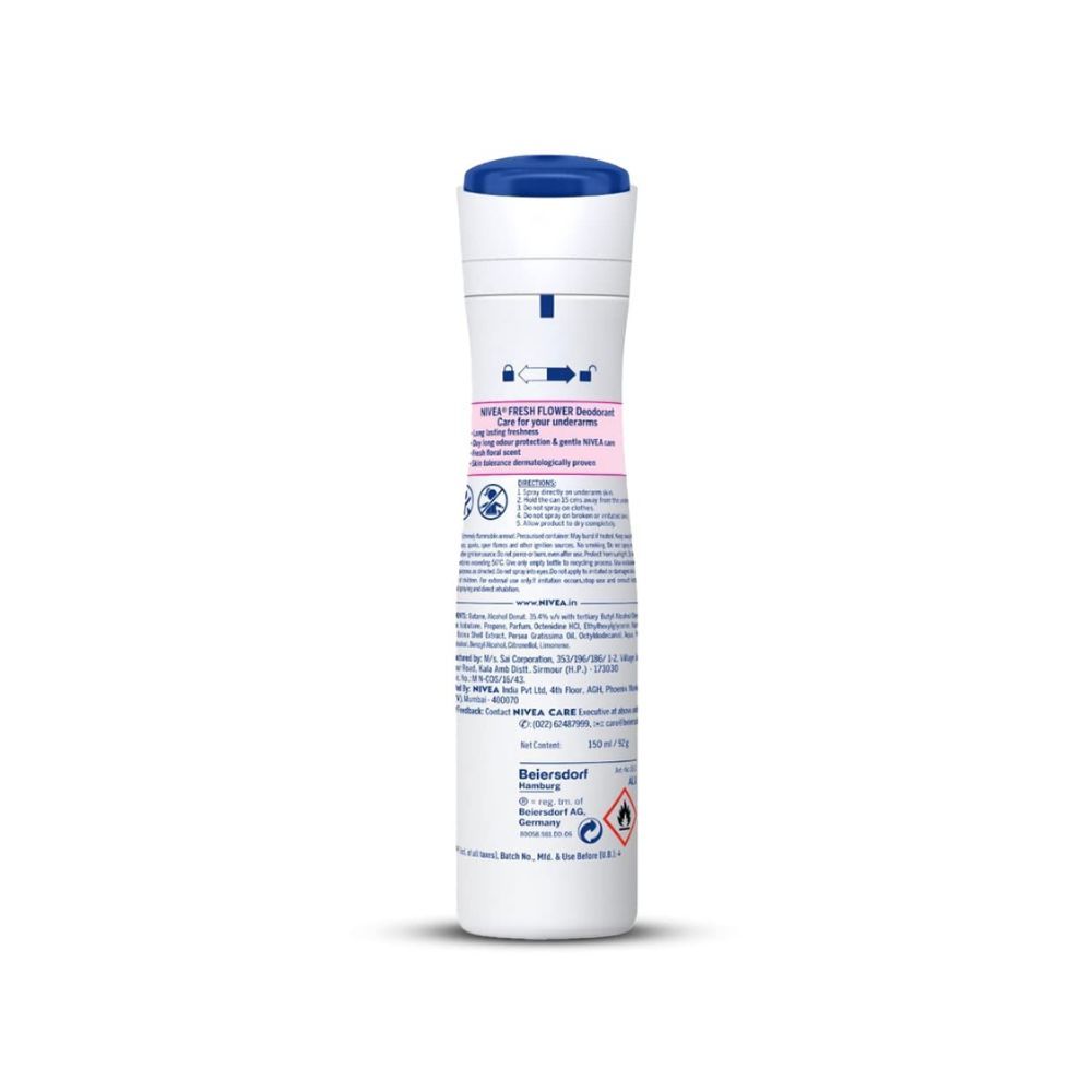 Nivea Deodorant, Fresh Flower for Women, 150ml