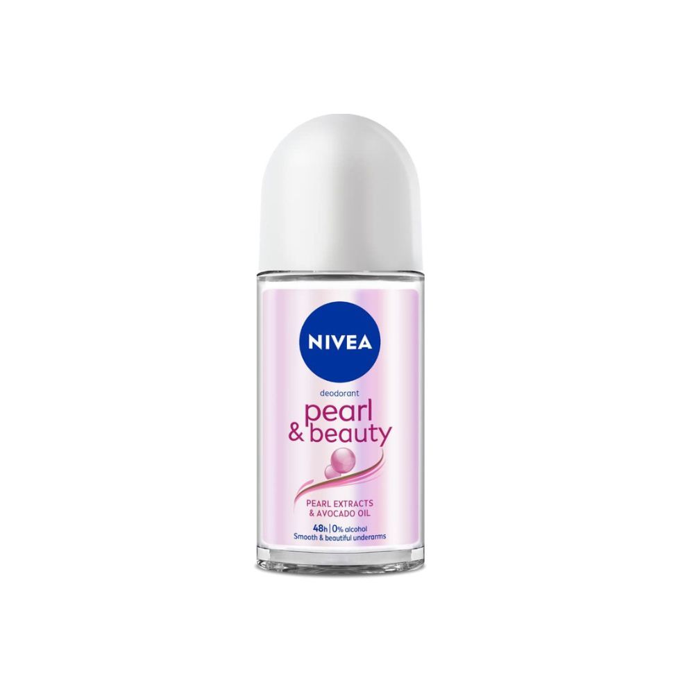 NIVEA Deodorant Roll On, Pearl & Beauty For Women 50ml