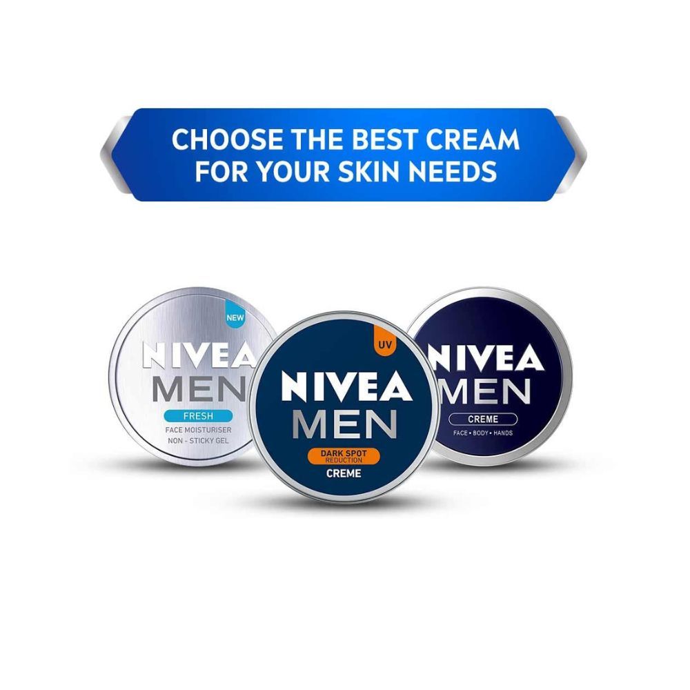 Nivea Men CrÃ¨me, Dark Spot Reduction, Non Greasy Moisturizer, Cream with UV Protect, 150 ml