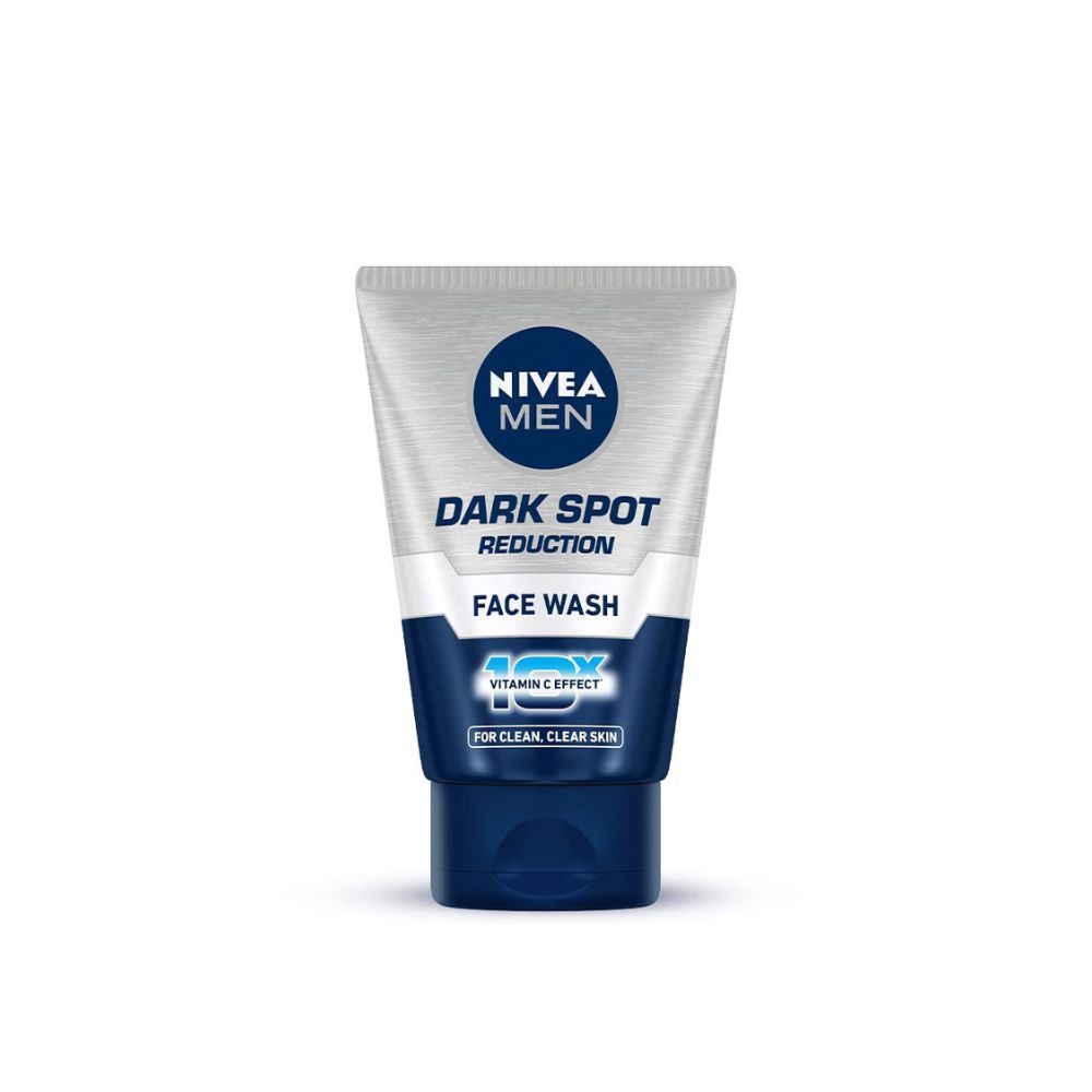 Nivea Men Face Wash, Dark Spot Reduction, for Clean & Clear Skin with 10x Vitamin C Effect, 100 g