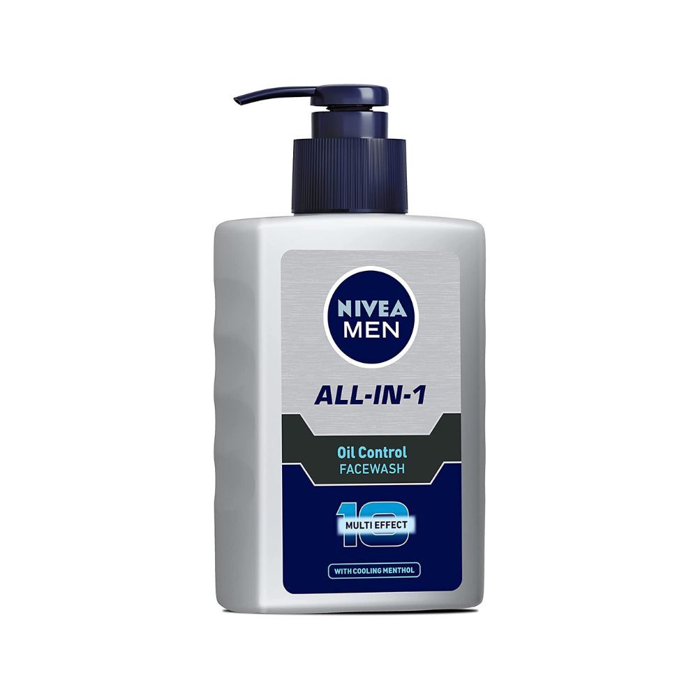 Nivea Men Face Wash, Oil Control for 12hr Oil Control with 10x Vitamin C Effect, 150 ml