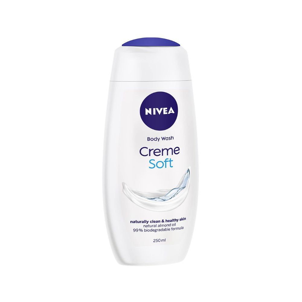 NIVEA Women Body Wash, CrÃ¨me Soft Shower Gel, with Almond Oil for Soft Skin, 250 ml
