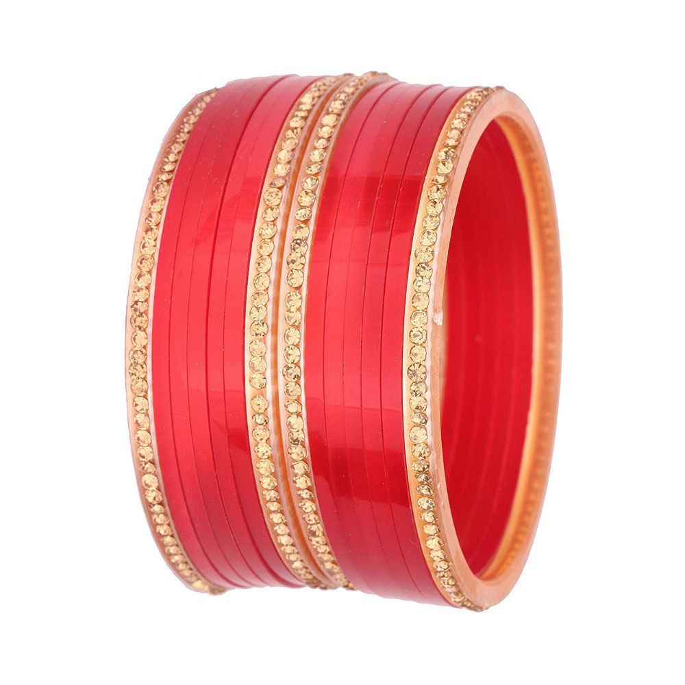 NMII Fashionable & Trendy Acrylic Glossy Bangle Set