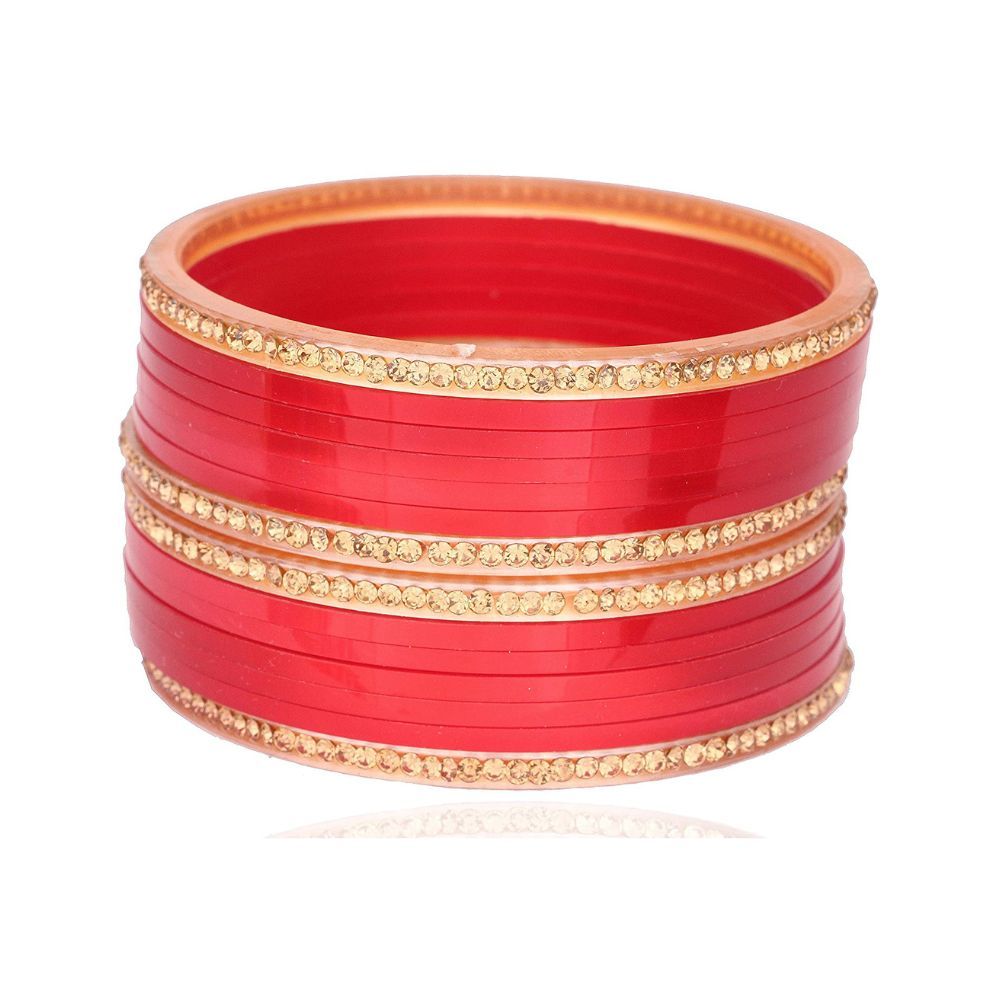 NMII Fashionable & Trendy Acrylic Glossy Bangle Set