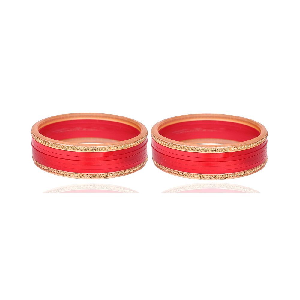NMII Fashionable & Trendy Acrylic Glossy Bangle Set