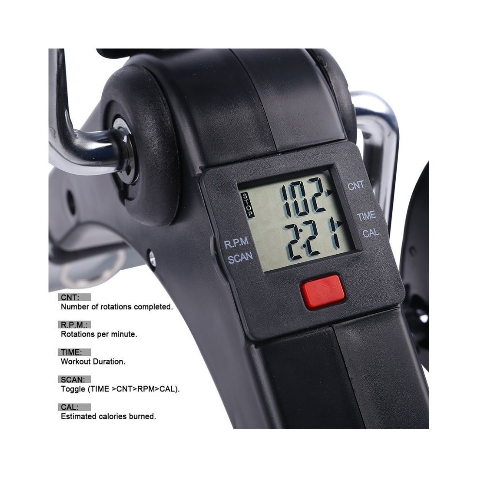 No Installation Ready to Use LCD Digital Display Foldable Mini Hand, Foot, Arm, Leg Paddle Exerciser , Multicolor