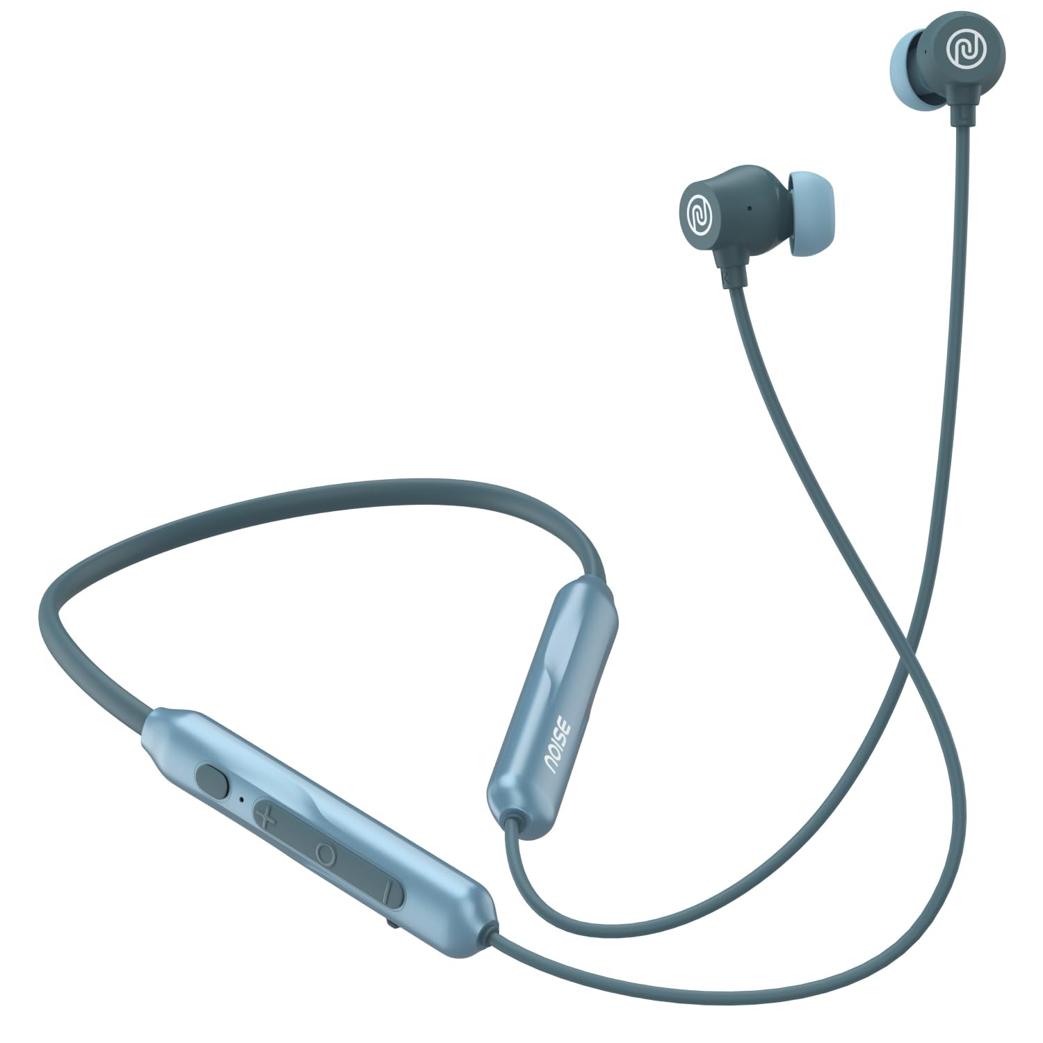 Noise Airwave Pro Bluetooth in Ear Neckband with Upto 32 dB ANC 60H of Playtime Dual Device Pairing 3 Mic ENC for Calling Low LatencyUpto 40ms 13mm Driver Metallic Blue