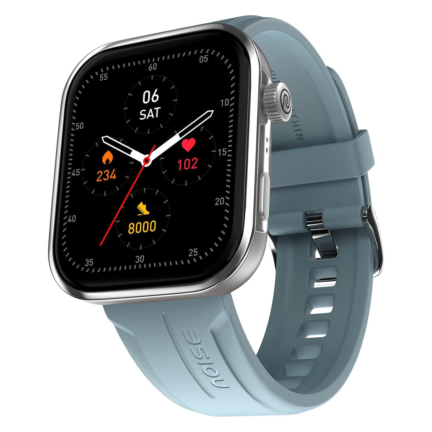 Noise ColorFit Pro 5 Max 196 AMOLED Display Smart Watch BT Calling Post Training Workout Analysis VO2 Max Rapid Health 5X Faster Data Transfer - Space Blue