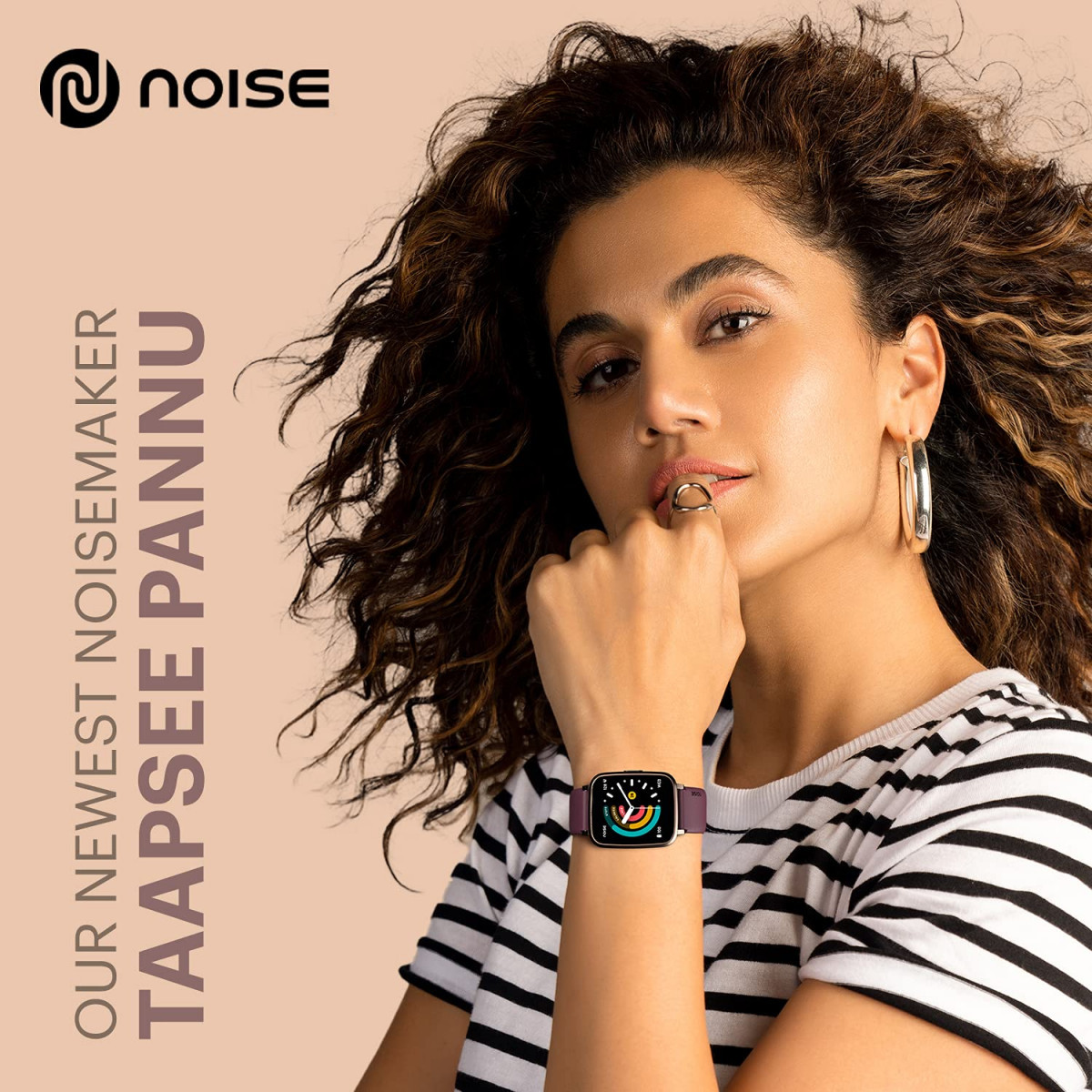 Noise ColorFit Pulse Smartwatch with 3.55cm 1.4 Full Touch Display SpO2 Heart Rate Sleep Monitors