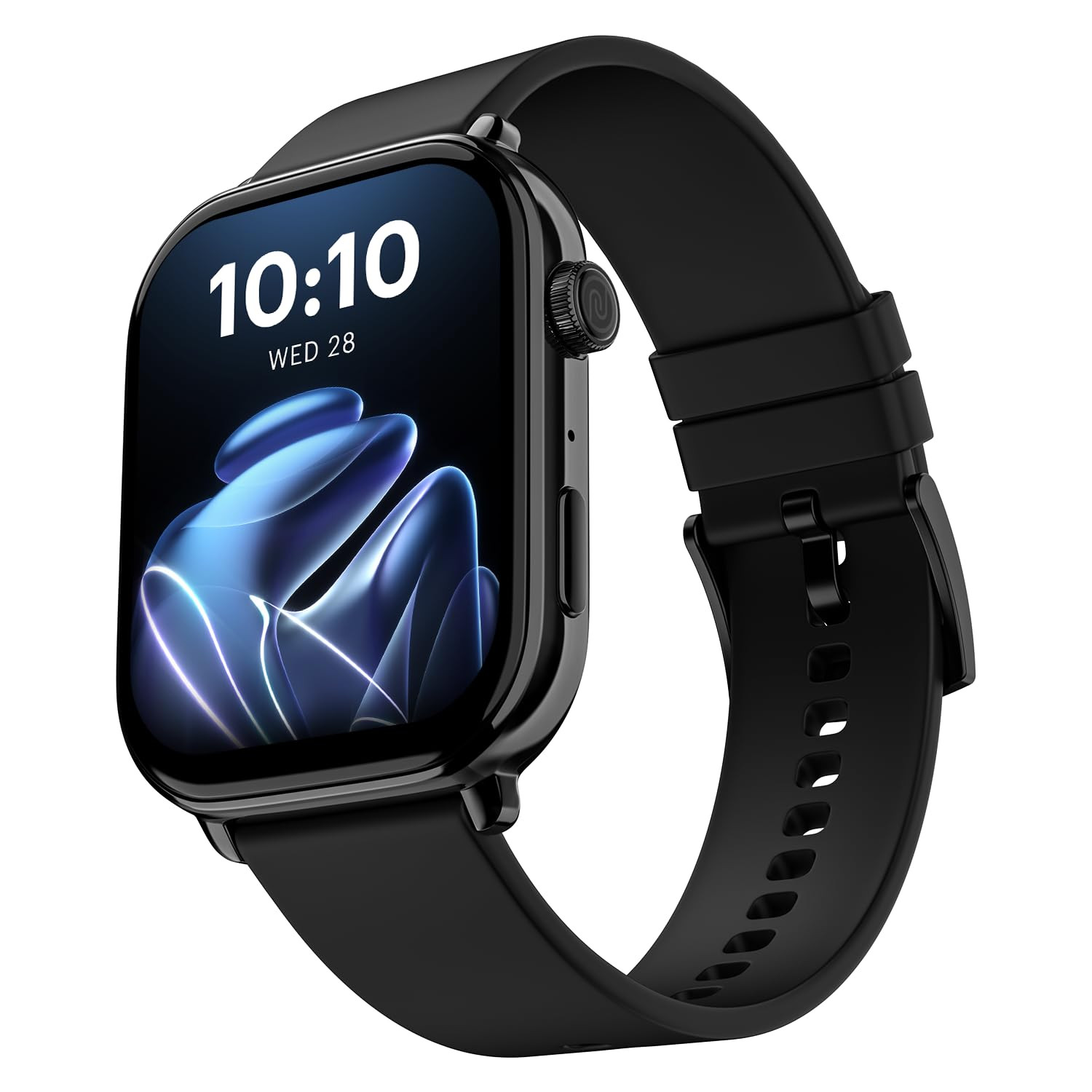 Noise Pulse 4 Max Indias 1st Ever AI Create Smart Watch AI Search 196 AMOLED Display Functional Crown Premium Metallic Finish BT Calling 7 Menu Styles Health Suite Jet Black