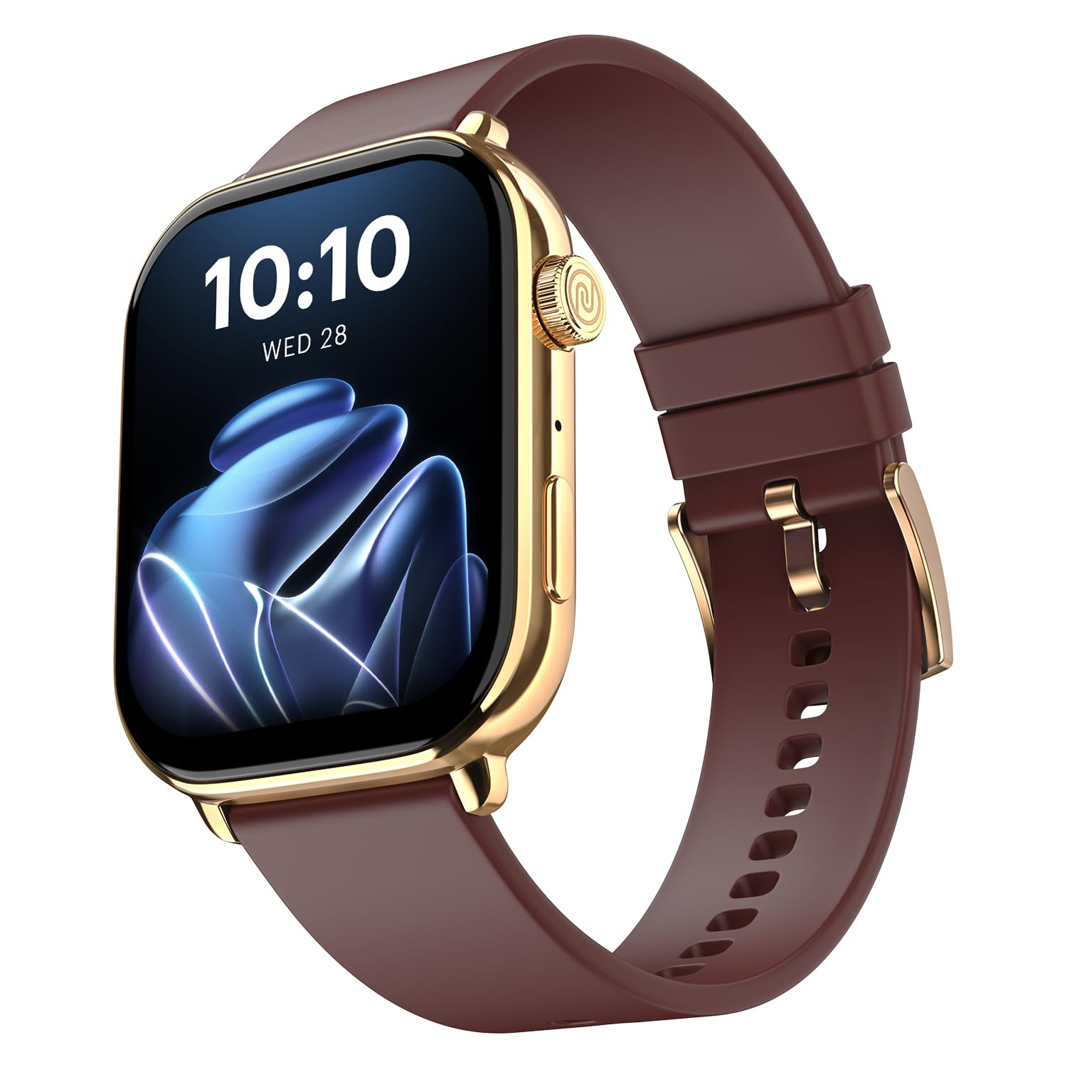 Noise Pulse 4 Max Smart Watch with AI Create Indiaa 1st Ever with Unlimited Watch Faces AI Search 196 AMOLED Display Functional Crown Premium Metallic Finish Health Suite Deep Wine