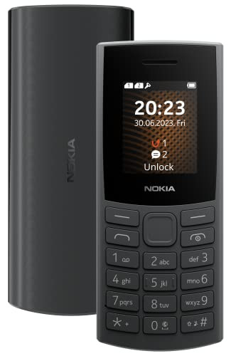 Nokia 106 4G Keypad Phone with 4G Built-in UPI Payments App Long-Lasting Battery Wireless FM Radio  MP3 Player and MicroSD Card Slot   1 Year Replacement Guarantee  Charcoal