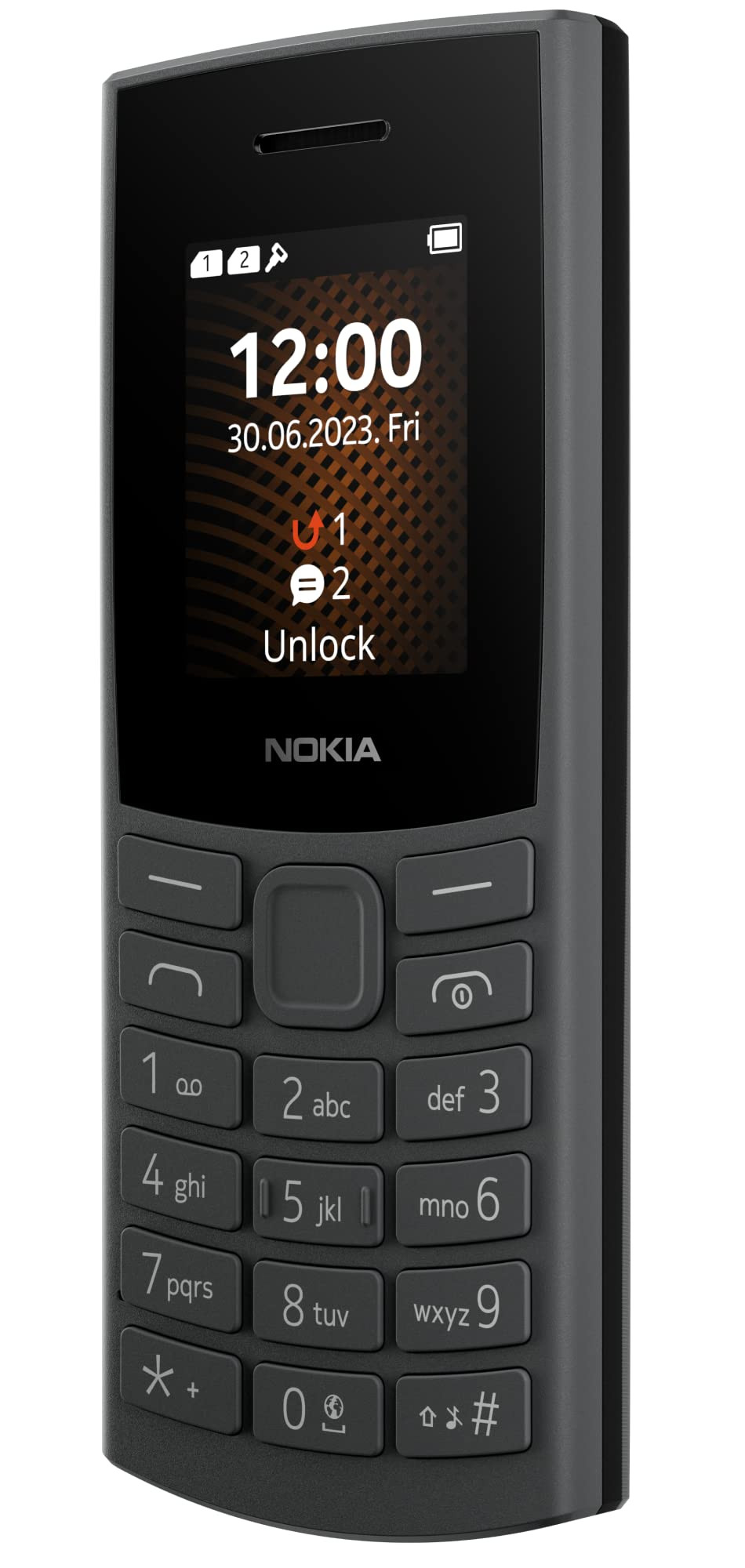 Nokia 106 4G Keypad Phone with 4G Built-in UPI Payments App Long-Lasting Battery Wireless FM Radio  MP3 Player and MicroSD Card Slot   1 Year Replacement Guarantee  Charcoal