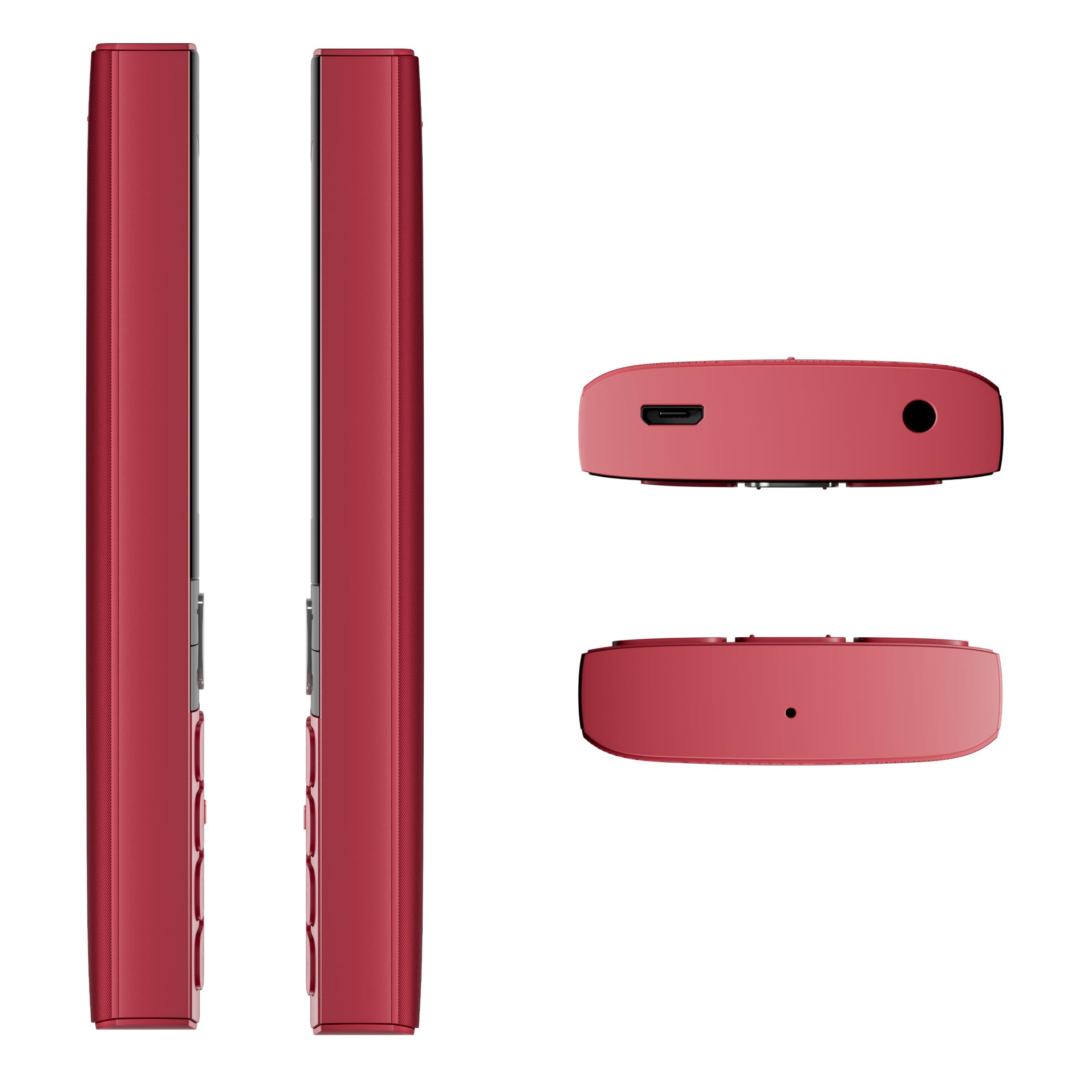 Nokia 150 Dual SIM Premium Keypad Phone  Rear Camera Long Lasting Battery Life Wireless FM Radio  MP3 Player and All-New Modern Premium Design  Red