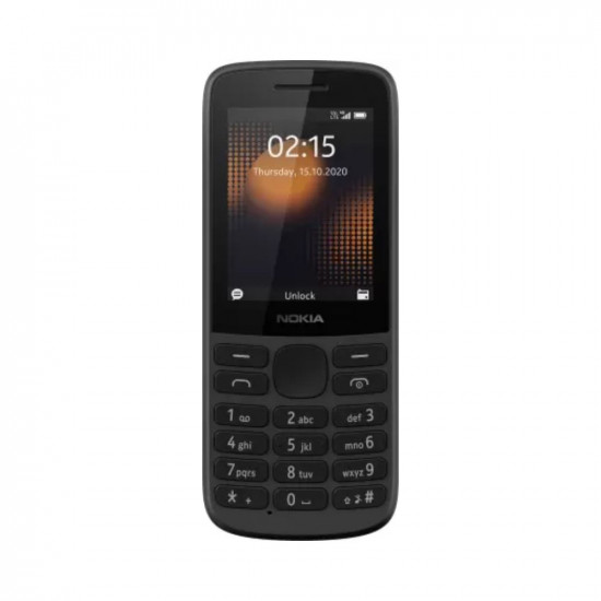 Nokia 215 DS 4G Keypad Phone with Long Battery Life,Wireless FM Radio (Black)