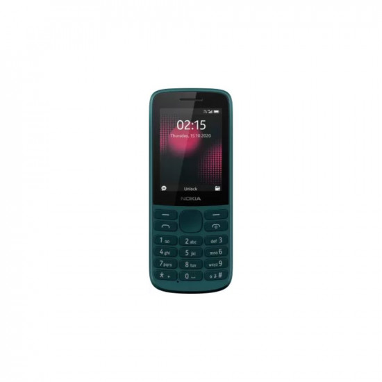 Nokia 215 DS 4G Keypad Phone with Long Battery Life,Wireless FM Radio (Cyan)